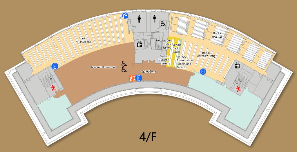 4/F floor map