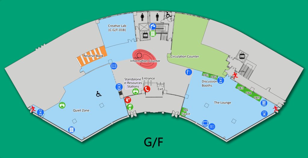 G/F floor map