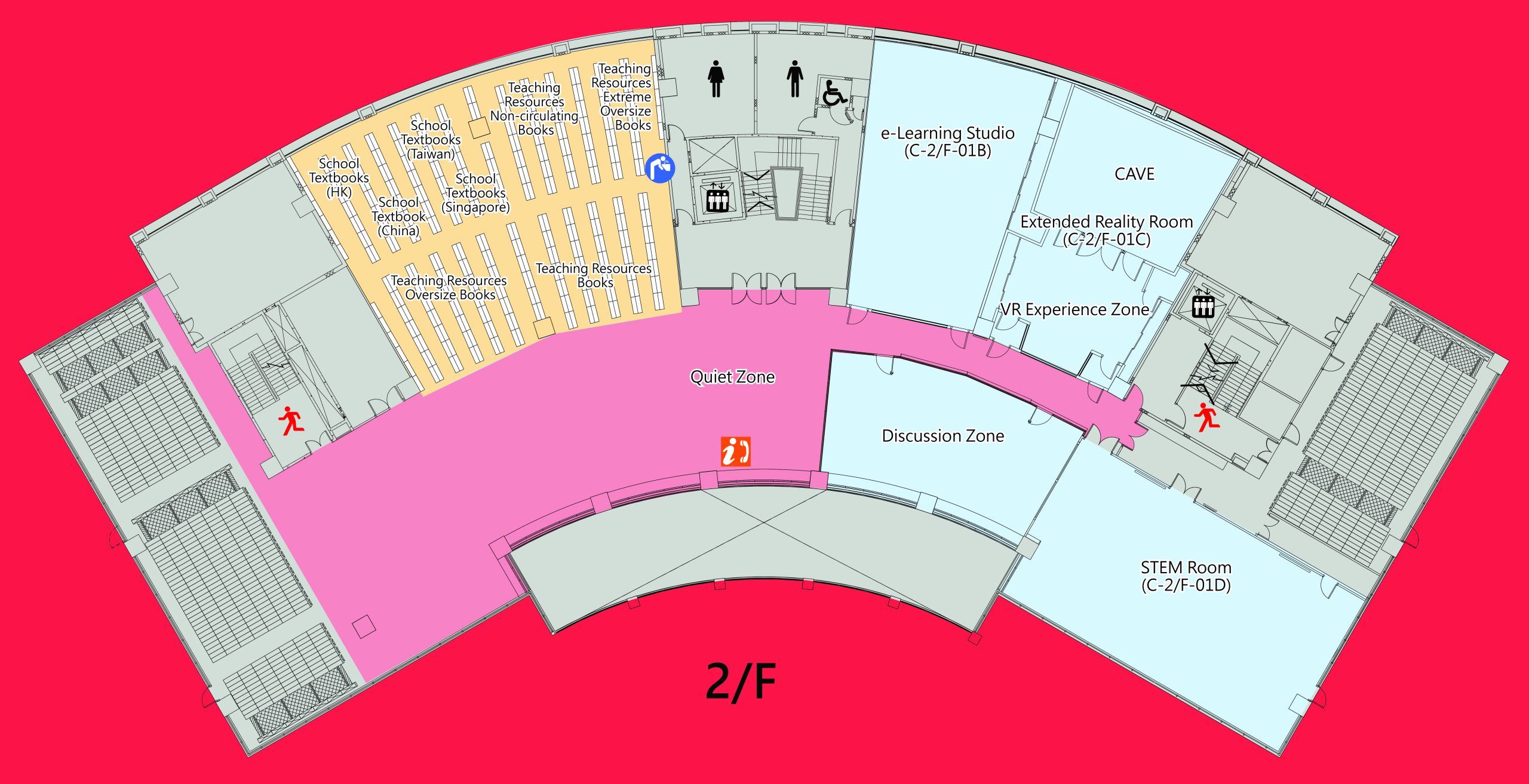 2/F floor map
