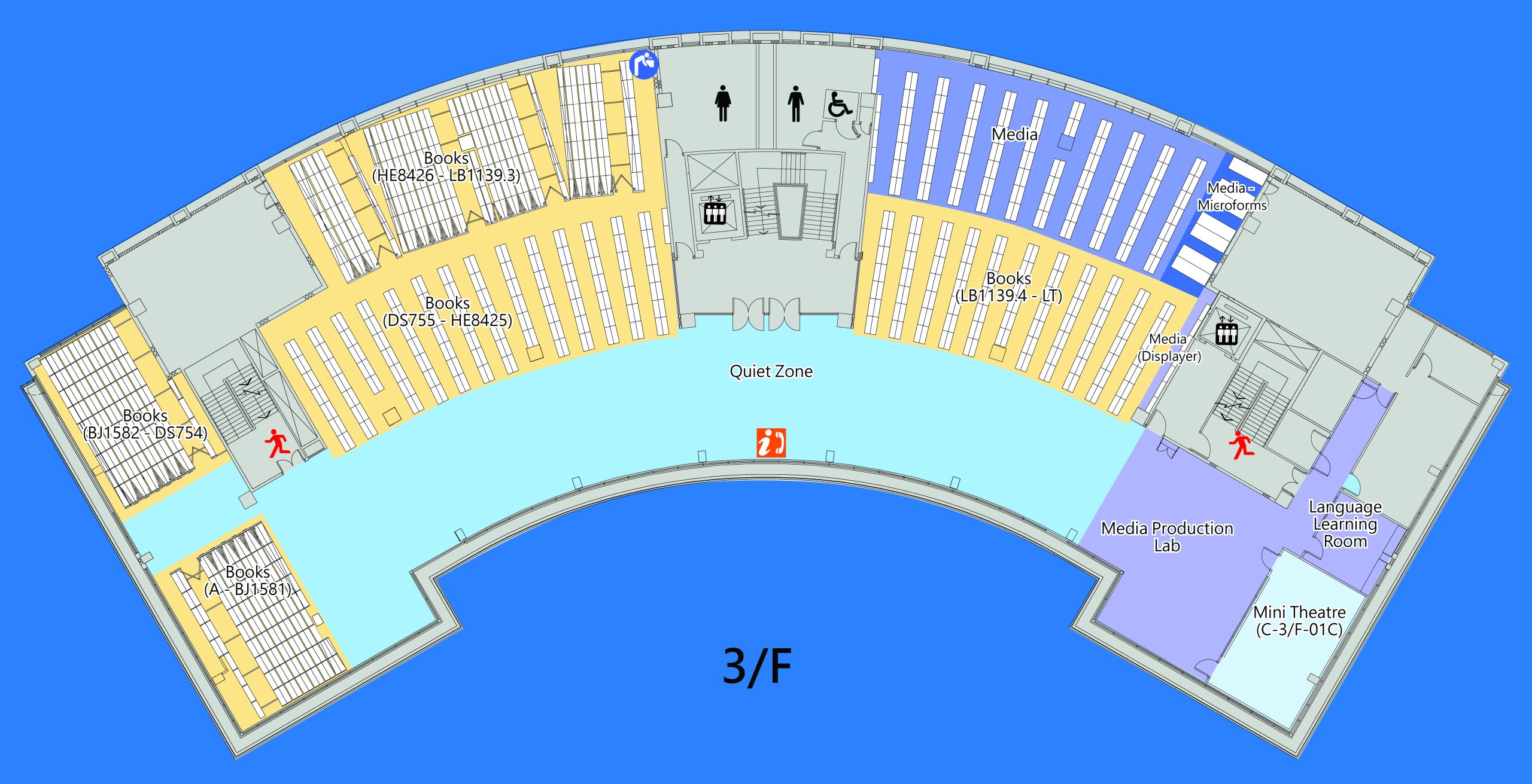 3/F floor map