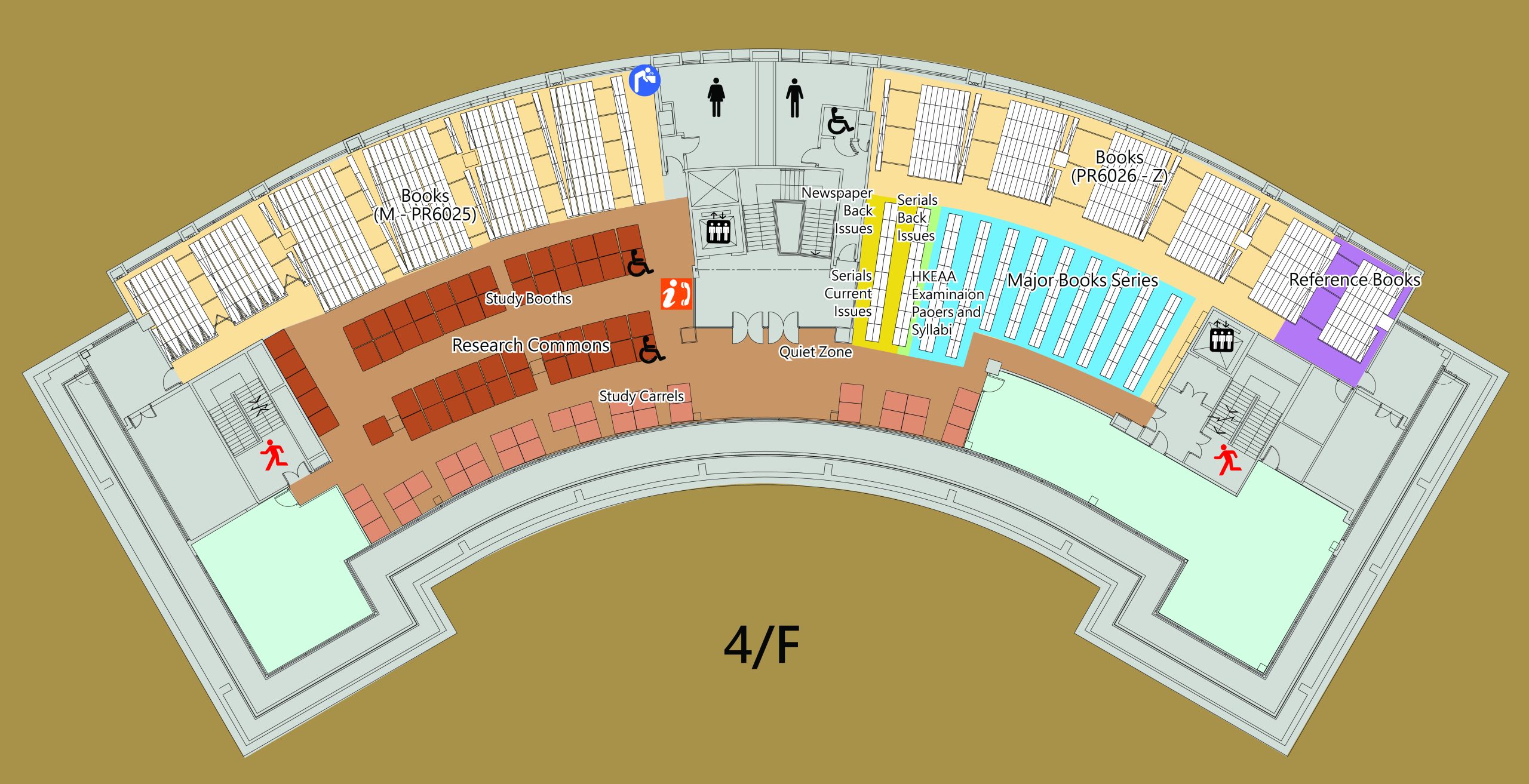 4/F floor map